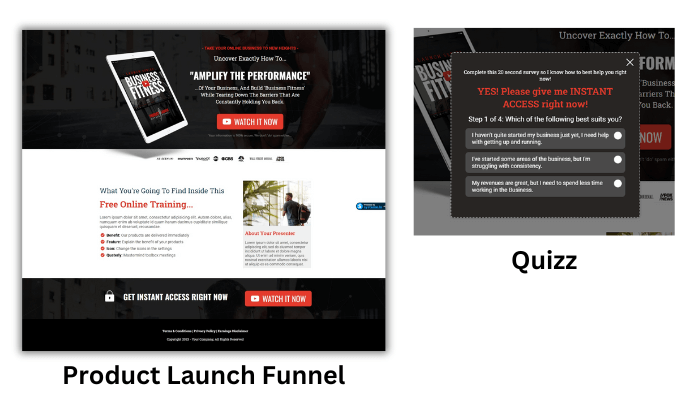 product launch funnel