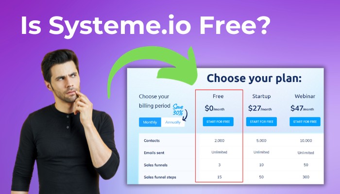 is systeme io free