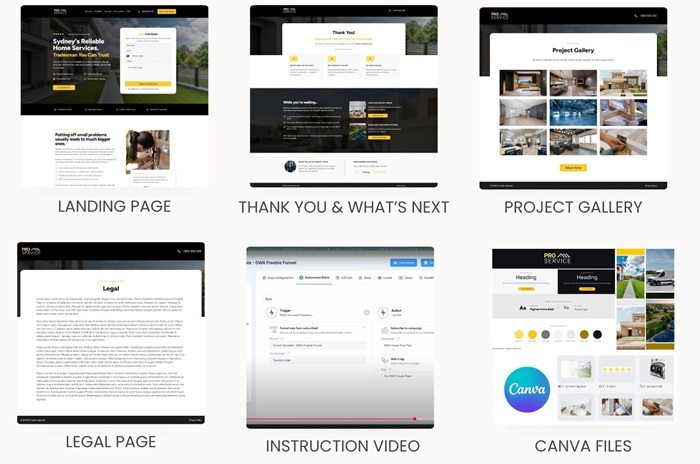 lead generation funnel template inside